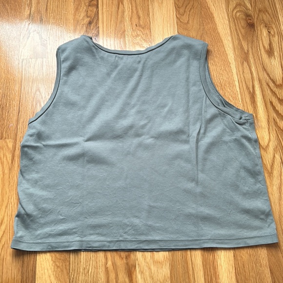 John Elliot Sleeveless Crop Top - Grey - Picture 5 of 6